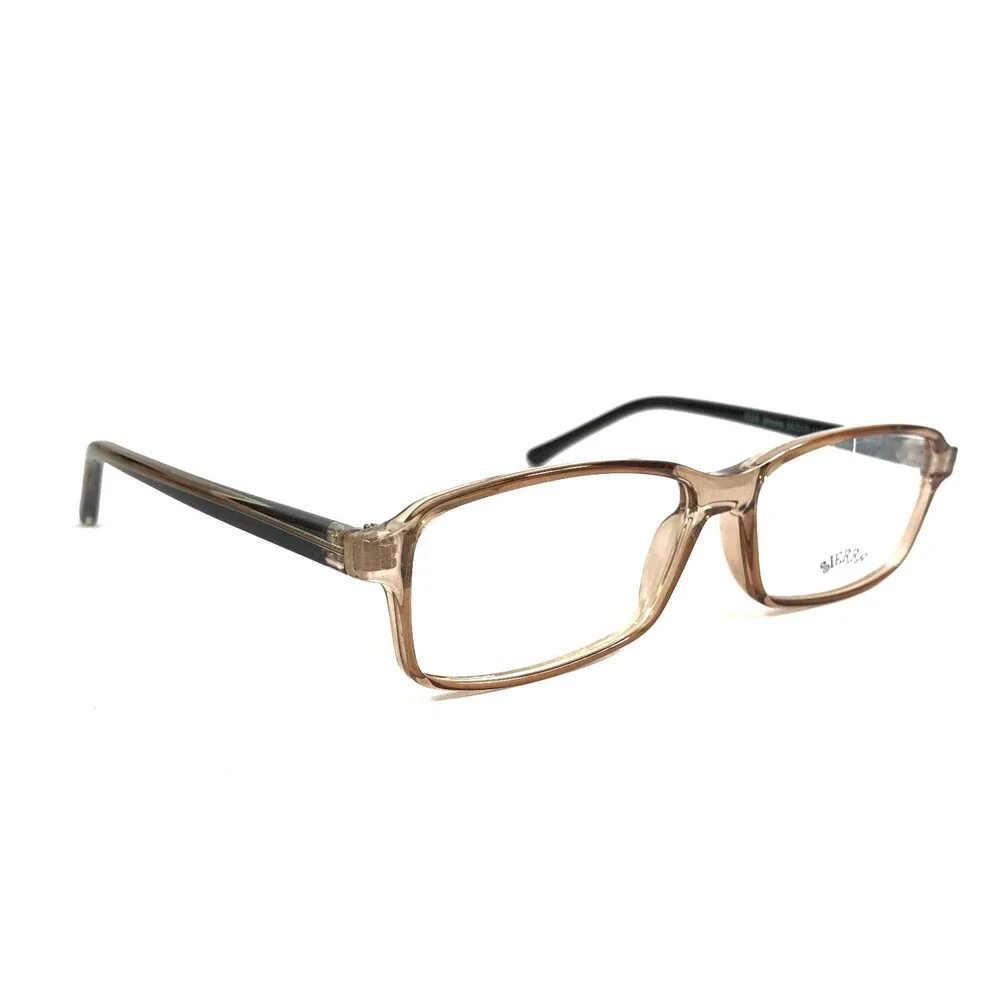 Sierra Eyeglasses Frames S334 Smoke Brown Black Rectangle Full Rim 54-17-140